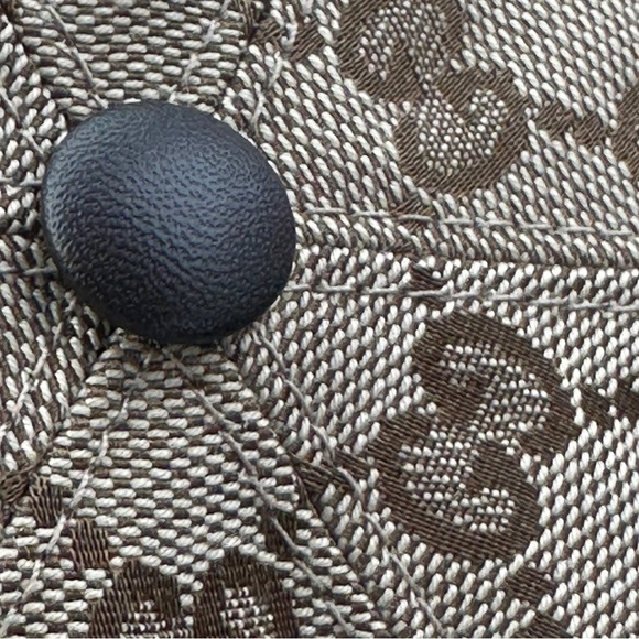 Gucci Beige and Brown Monogram Baseball Cap - Picture 4 of 9